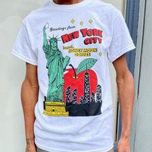 Load image into Gallery viewer, Greetings From New York Shirt (White Short Sleeve)
