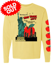 Load image into Gallery viewer, Greetings From New York Shirt (Yellow Long Sleeve)
